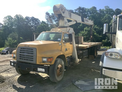 National 500C 15 ton Straight Boom on 1995 Ford F-800 4x2 Boom Truck