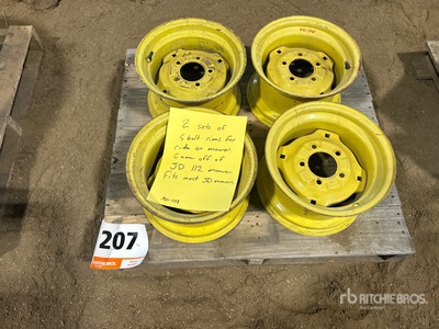 12.5 in Steel Rims For JD 112 Mower Pièces diverses