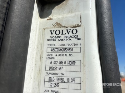 2002 Volvo VHD 6x4 Tracteur routier couchette