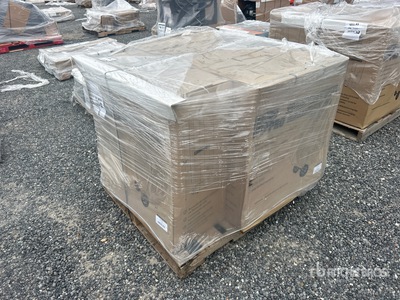 Quantity of (4) 30 in High Vel 3 Speed Adjustable Tilt Head Fan