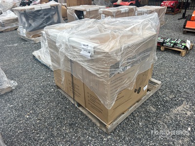 Quantity of (4) 30 in High Vel 3 Speed Adjustable Tilt Head Fan
