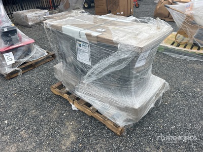 Quantity of (2) 55 in Adjustable Height Propane Fire Pit Table W/ Table Top Lid (Unused)