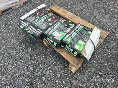 Quantity of (4) 20 ft Heavy Duty Booster Cables (Unused)
