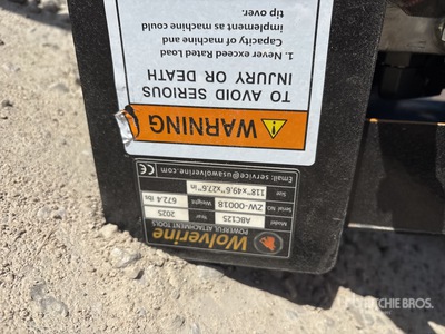 2025 Wolverine ABC125 Skid Steer Brush Cutter