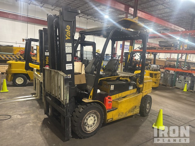 2018 Yale ERP080VME80TV098 8000 lb Pneumatic Tire Forklift