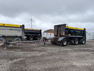 2024 GINCOR 17 ft Tri/A Pup Dump Trailer