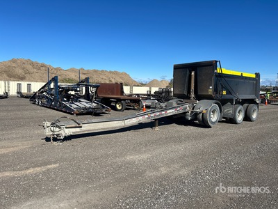 2024 GINCOR 17 ft Tri/A Pup Dump Trailer