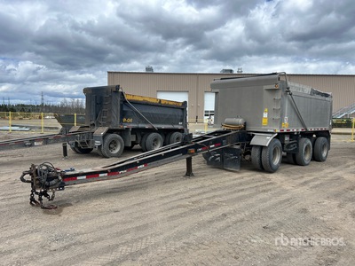 2021 GINCOR 17 ft Tri/A Aluminum Pup Dump Trailer
