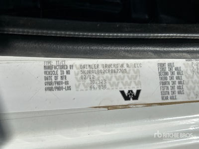2012 Western Star 4900FA 8x6 Sleeper شاحنة قلابة /ثلاثة محاور