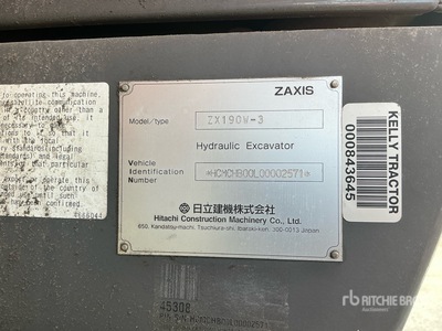 2004 Hitachi EX1900-5 Tracked Excavator