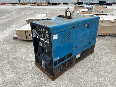 2007 Miller Big Blue 400D 450 A Skid-Mounted Multi-Process Engine Driven Welder