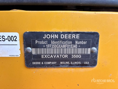 2021 John Deere 350GLC Tracked Excavator