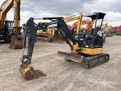 2015 John Deere 27D Mini Excavator