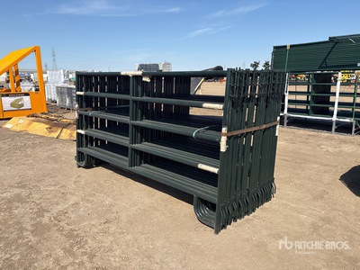 Quantity of (24) BTY MDRP96 9 ft 6 in Ranch شبكات سلكية لإبقاء الحيوانات (Unused)