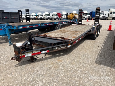 2016 Felling FT-12L 24 ft T/A Equipment Trailer