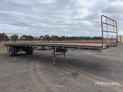 Custom Built 10.5 m S/A Flatbed Trailer