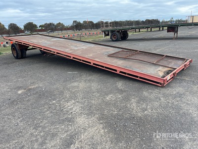 Custom Built 10.2 m S/A Flatbed Trailer