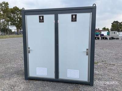 2026 WC-2 7 ft 3 in x 3 ft 11 in 2 Person Skid-Mounted Baño Portatil (Sin Usar) / مرحاض متنقل (Unused)