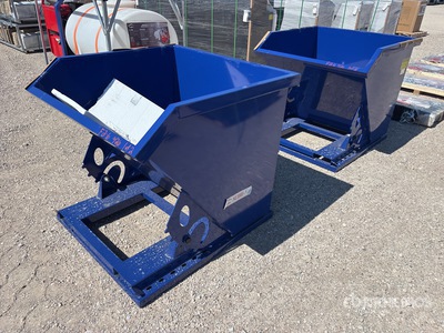 Quantity of (2) 2026 Suihe N-1CY -2 3 ft 9 in 1 cyd Self-Dumping Hopper (Unused)