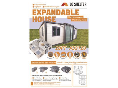 2026 JQ SHELTER JQ2120 20 ft x 19 ft Expandable Container House Storage Building (Unused)