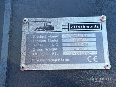 2026 Hard Farm HFEDM36S 36 in Excavator Mulcher (Unused)
