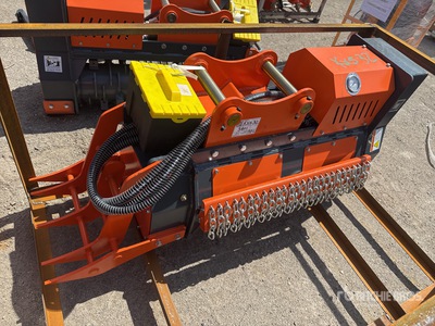 2026 Hard Farm HFEDM36S 34 in Excavator Mulcher - Fits Cat 306/307 (Unused)