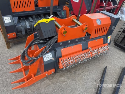 2026 Hard Farm HFEDM36S 34 in Excavator Mulcher - Fits Cat 306/307 (Unused)