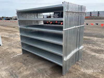 Quantity of (30) 2026 BYT GCTPNL21 2.1 m x 1.8 m Galvanised Cattle Recinto per bestiame (Unused)