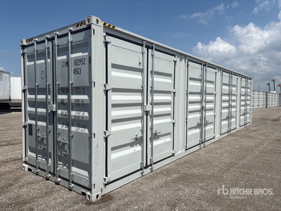 2025 40 ft High Cube Multi-Door Contenedor de almacenamiento