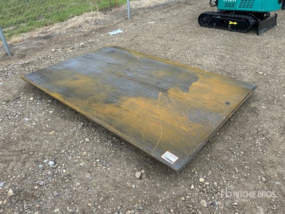 Quantity of (2) 2026 AGT 5 ft x 8 ft (0.75 in Thick) Plaques d'acier (Unused)