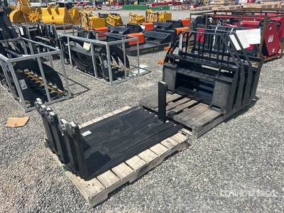 Quantity of (4) 2026 Mower King SA 48 in Forche per mini pala (Unused)