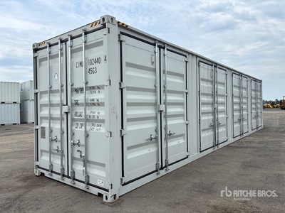 2025 40 ft High Cube Multi-Door Storage Container