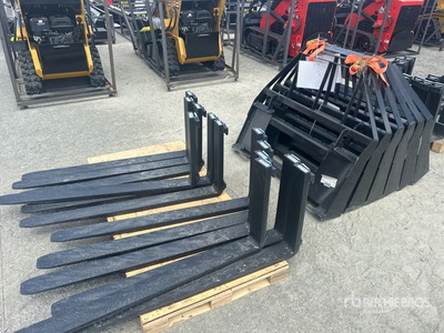 2026 Mower King SA Qty of 6 Skid Steer Forks (Unused)