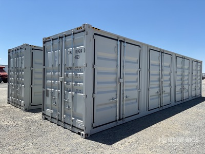 2025 40 ft High Cube Multi-Door Storage Container
