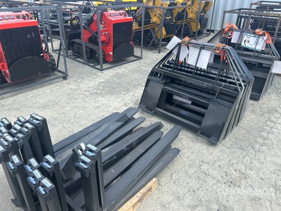 2026 Mower King SA Qty of 10 Skid Steer Forks (Unused)
