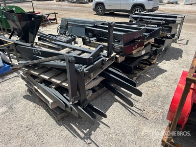 2026 Mower King SA 48 in Qty of 12 Skid Steer Forks (Unused)