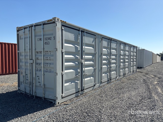 2025 40 ft High Cube Multi-Door 40 ft One-Way High Cube Multi-Door Storage Container