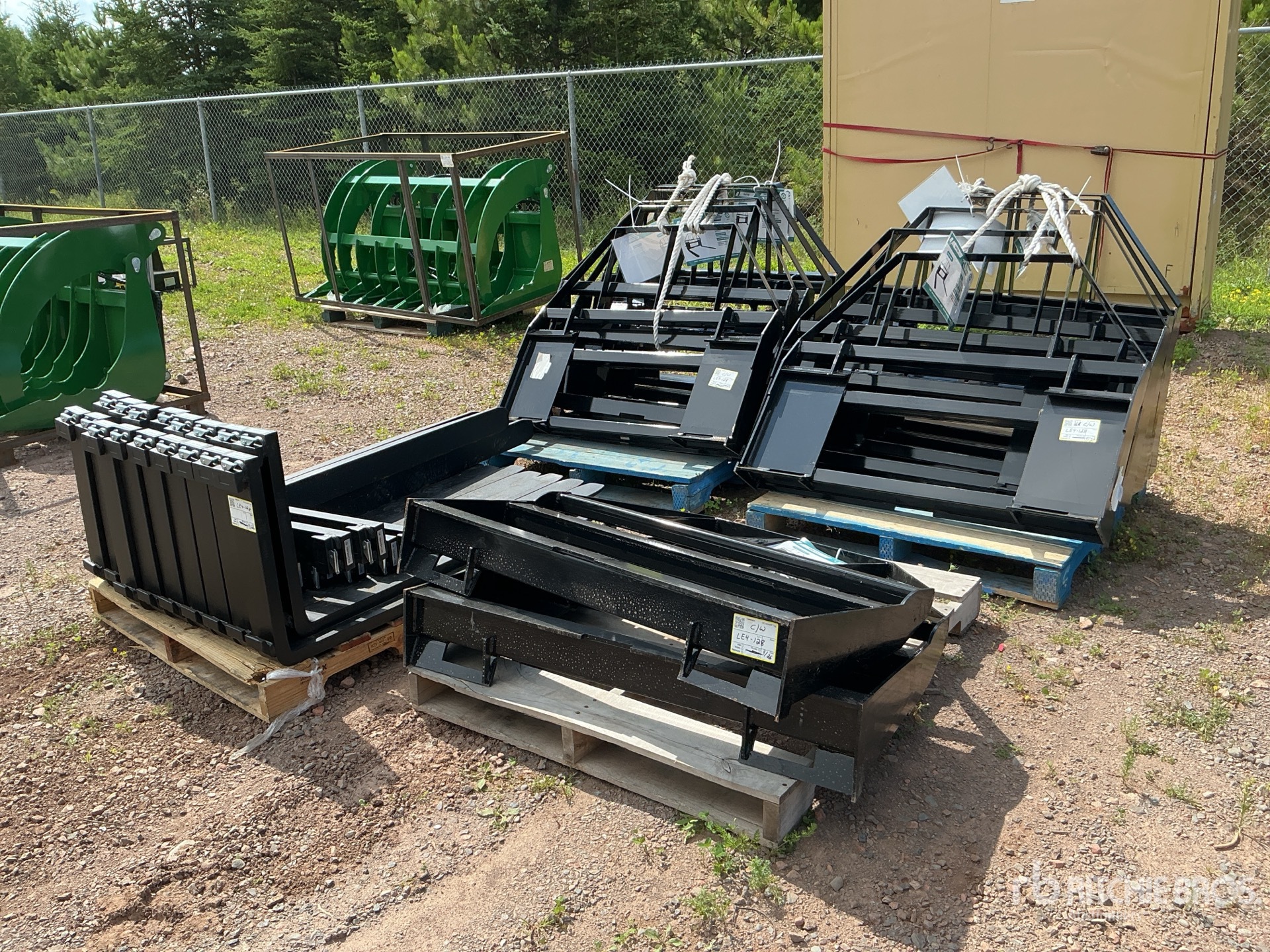 Quantity of (12) 2026 Mower King SA 48 in Skid Steer Forks (Unused)