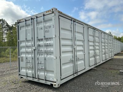 2025 40 ft High Cube Multi-Door Storage Container