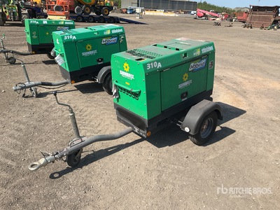 2023 Shindaiwa 310A Hybrid Mobile Generator Motor aangedreven lasser