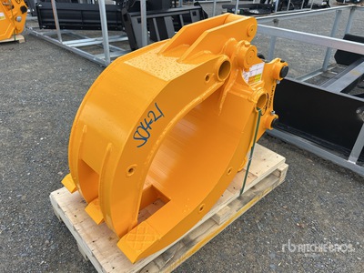 2026 JW ASC55 Q/C Excavator Grapple - Fits 4 - 7 Ton (Unused)
