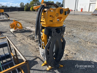 2026 JW JW04G Q/C Rotating Excavator Grapple - Fits 4 - 8 Ton (Unused)