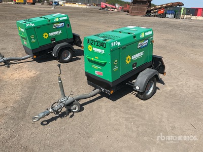 2023 Shindaiwa 310A Hybrid Mobile Generator Motor aangedreven lasser