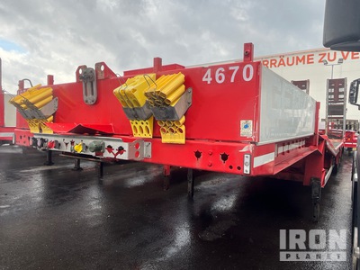 2013 Faymonville Euromax Tri/A Single Drop Lowboy Trailer