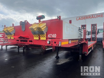2012 Faymonville Mulitmax STN-4UBX Quad/A Single Drop Lowboy Trailer
