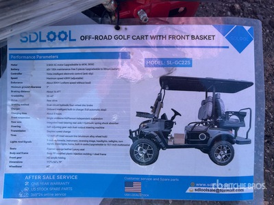 2026 SDLOOL SL-GC22S Off-Road Golf Cart Golf Cart (Unused)