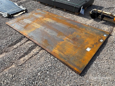 Quantity of (2) 2026 SKLP 5ft* 10ft(0.4 in Thick) Steel Plate Varios, tienda, almacen, consumidor (Unused)
