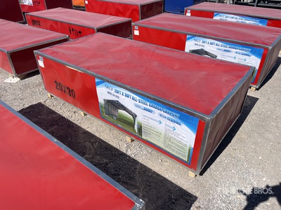 2026 SKLP SK-ZP20 20 ft x 30 ft All-Steel Garage Carport (Unused)