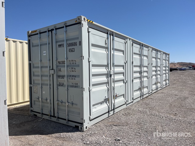 2026 40 ft High Cube Multi-Door Storage Container