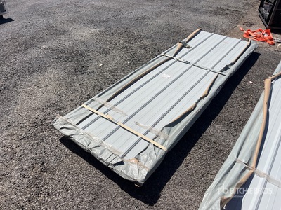 Quantity of (50) 2026 SKLP SK-XH50 9 ft 11 in x 3ft Galvalume Steel Sheets (Unused)